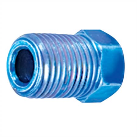 S.U.R. & R. Auto Parts M10 X 10 BLUE INVERTED FLARE NUT 4 SRRBR210